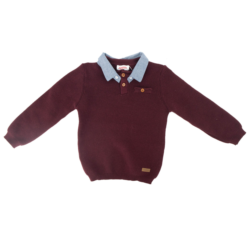 Sweater con cuello